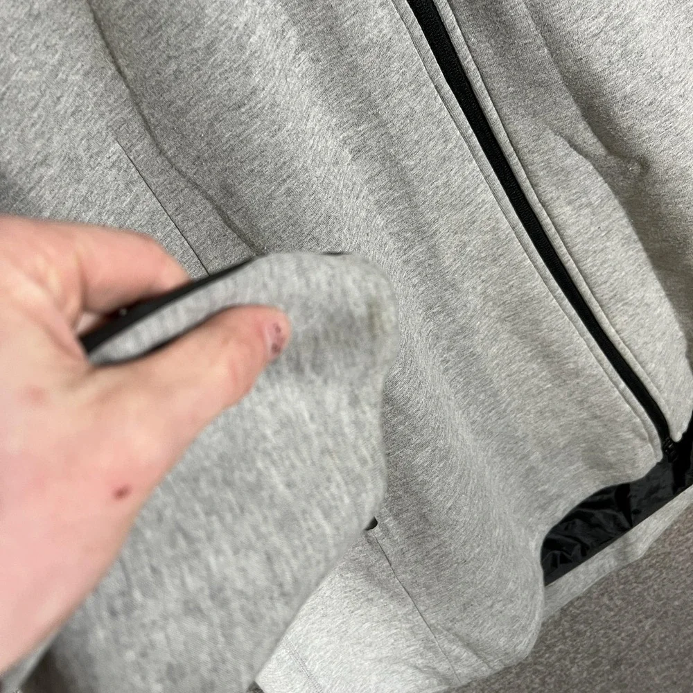 Nike Aeroloft Tech Fleece Parka Jacket Women's 2XL Gray‎ Insulated Full Zip